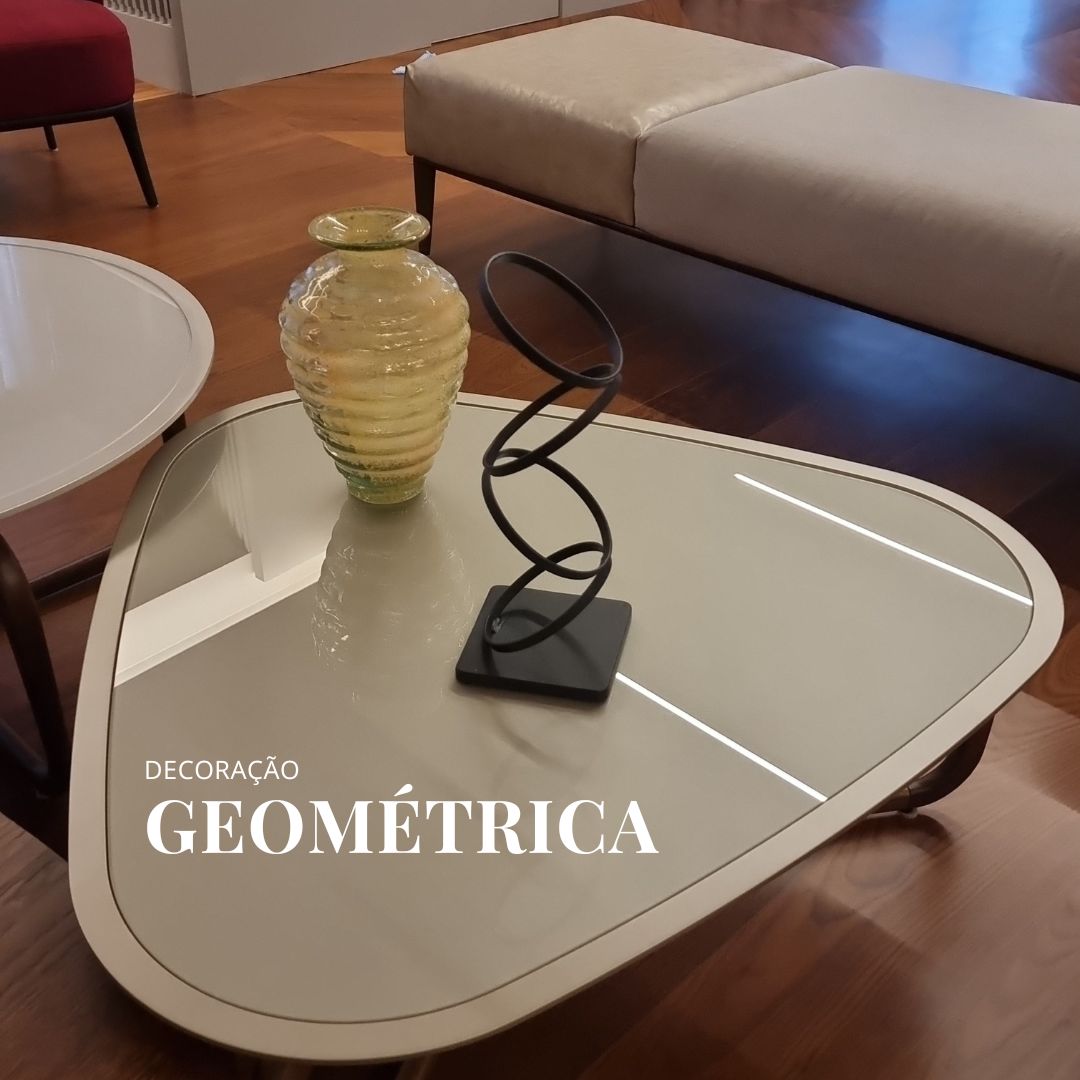 decoração geométrica aros em equilíbrio